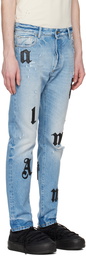 Palm Angels Blue Patch Jeans