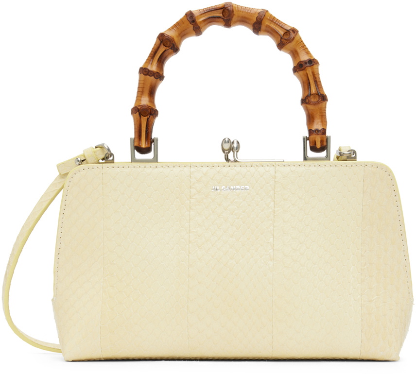 Jil Sander Off-White Small Quilted Goji Frame Bag Jil Sander