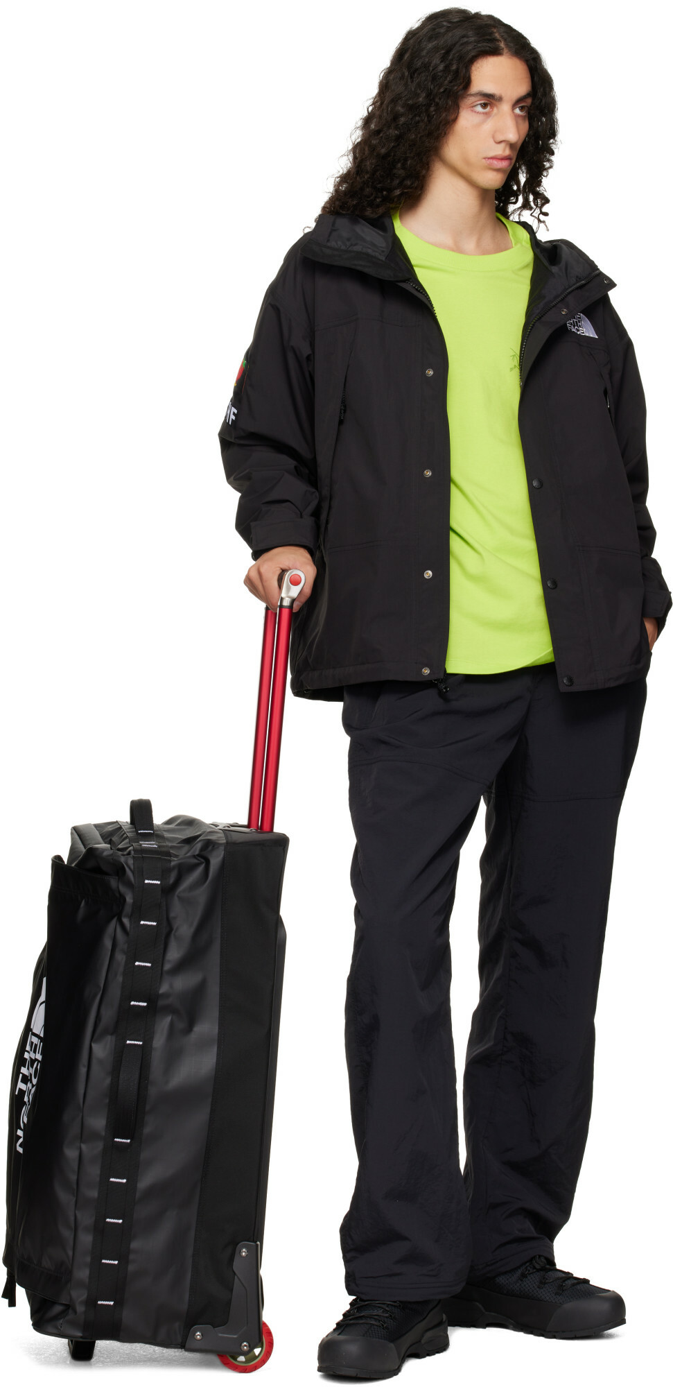 The North Face Black Base Camp Voyager 29 Roller Suitcase