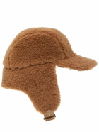 MAX MARA Piroga3 Camel & Silk Teddy Hat