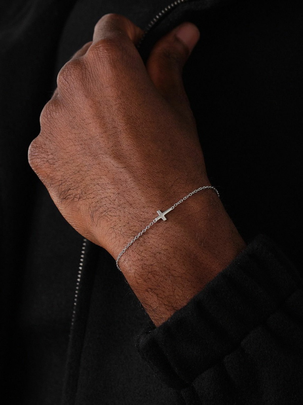 Photo: Mateo - Mini Cross Sterling Silver Bracelet