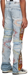 Who Decides War Blue Barrage Jeans