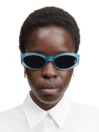 Jacquemus Ovalo - Light Blue Sunglasses
