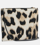 Givenchy Voyou leopard-print canvas pouch