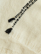 Toogood - Plough Fringed Striped Merino Wool Throw