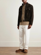 Richard James - Button-Down Collar Cotton-Corduroy Shirt - Brown