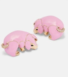 Gucci Embellished clip-on earrings