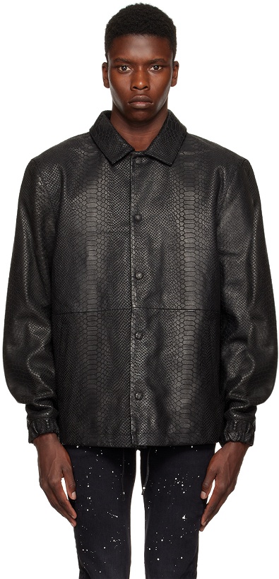Photo: BLK DNM Black 55 Leather Jacket