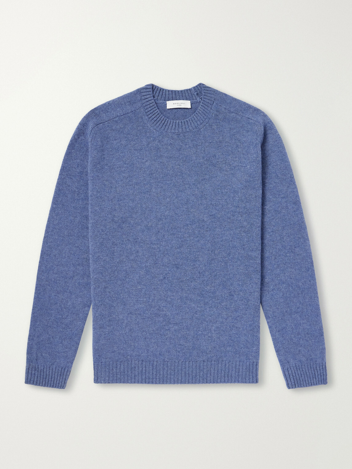 Boglioli - Virgin Wool and Cashmere-Blend Sweater - Blue