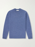 Boglioli - Virgin Wool and Cashmere-Blend Sweater - Blue