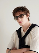 MONTBLANC EYEWEAR - Square-Frame Tortoiseshell Acetate Sunglasses