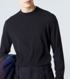 Giorgio Armani x Alanui cashmere and silk polo shirt