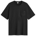 Loewe Men's Anagram Pocket T-Shirt in Black