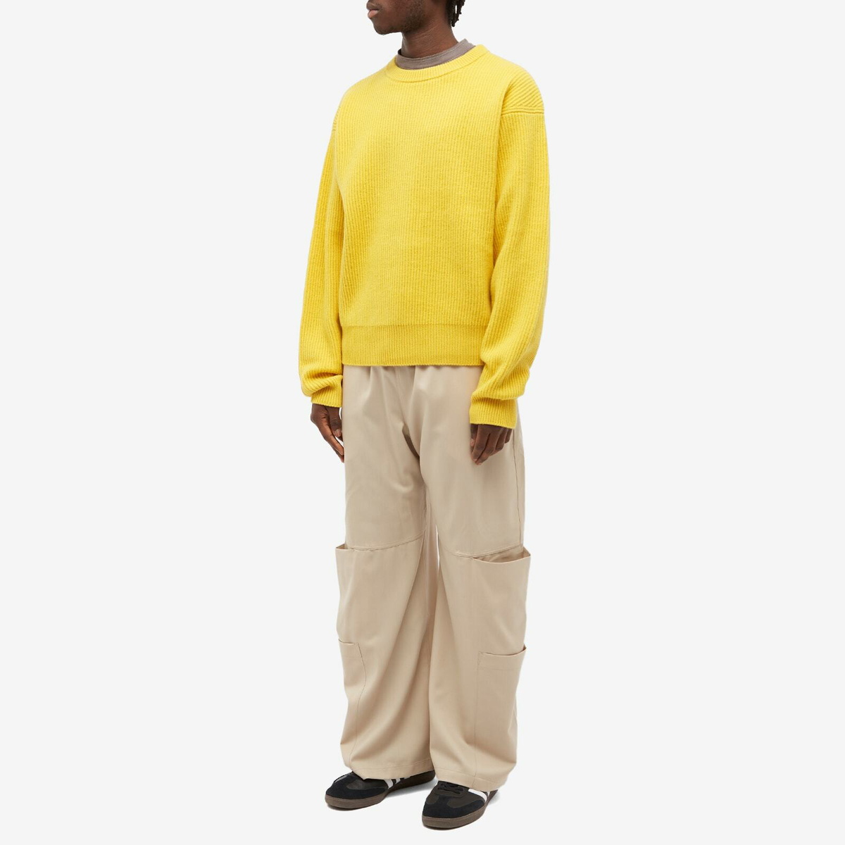 【数量限定】 Knit Crew Mackenzie Men's Nation Sage in NATION SAGE Yuzu トップス