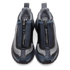 11 by Boris Bidjan Saberi Blue and Black Salomon Edition Bamba 2 Low Sneakers