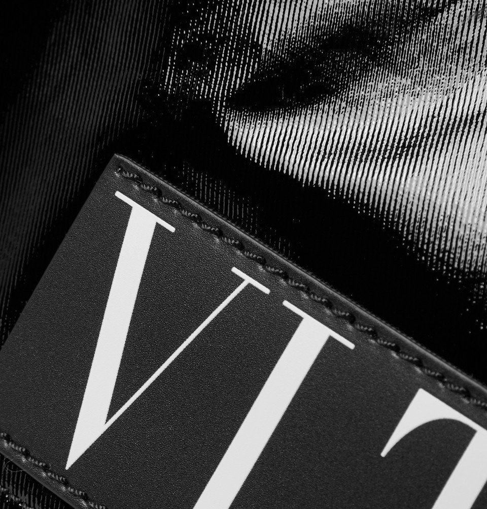 Valentino - Valentino Garavani Coated-Twill Messenger Bag - Men - Black  Valentino Garavani