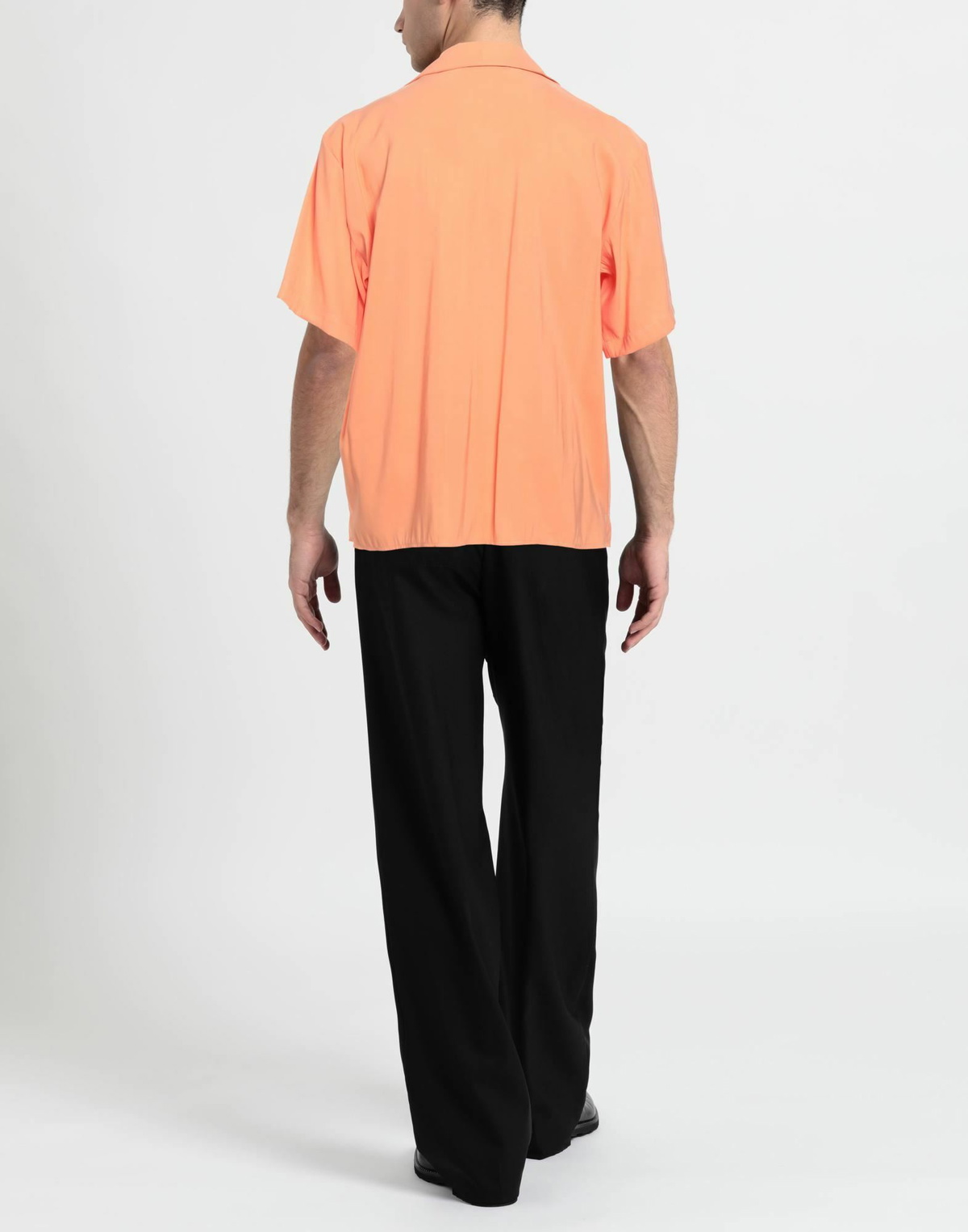 Msgm Mens Shirt in Salmon pink