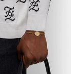 Fendi - Logo-Engraved Gold-Tone Bracelet - Gold