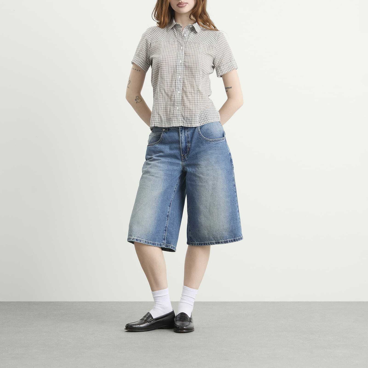 Levi's Women's Super Baggy Jorts in Hazy Times