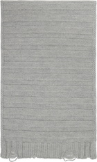MM6 Maison Margiela Gray Wool Scarf