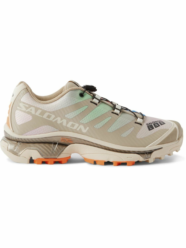 Photo: Salomon - XT-4 OG Rubber-Trimmed Mesh Sneakers - Neutrals