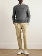 Massimo Alba - Alder Brushed Mohair and Silk-Blend Sweater - Gray