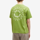Good Morning Tapes Men's Sun Logo T-Shirt in Leaf