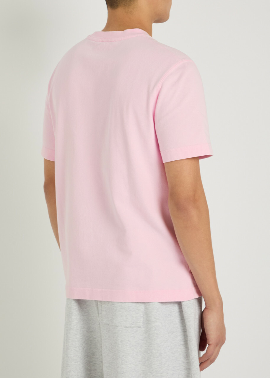 Jacquemus Le T-shirt Gros Grain Cotton T-shirt Pink