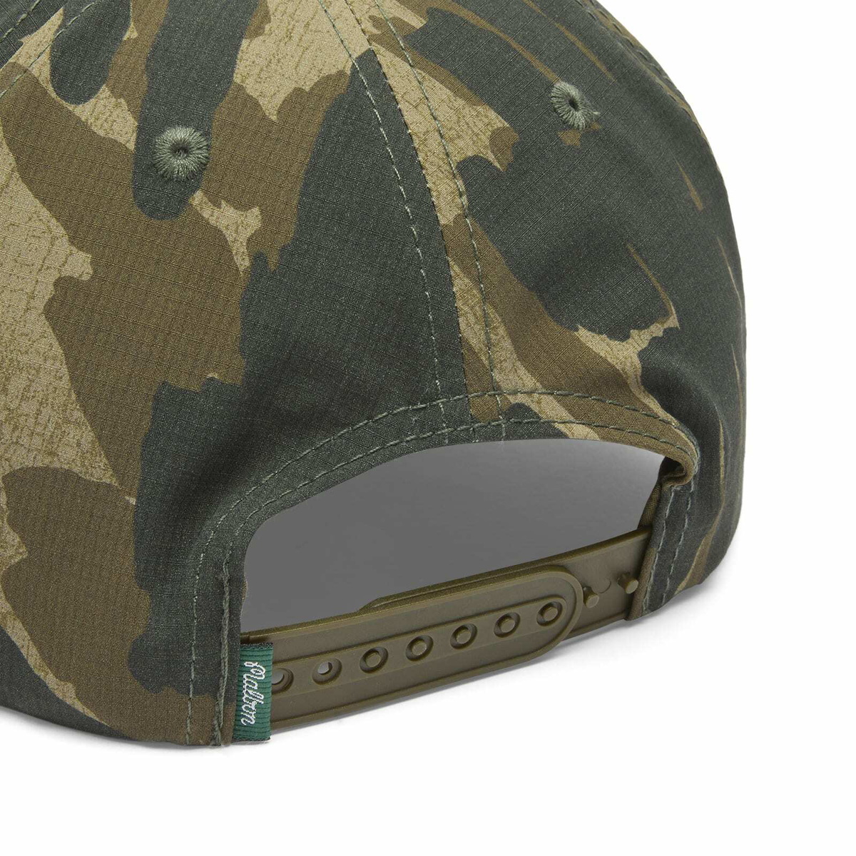 Malbon Men's Tour Divot Camo Snapback in Bark Camo 
