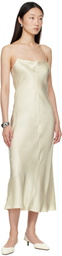 Meta Campania Collective Off-White Alma Fluid Silk Midi Dress