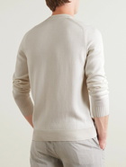 Loro Piana - Cotton and Silk-Blend Sweater - White