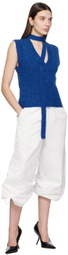 Saks Potts Blue Rosemarie Vest