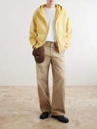 Cherry Los Angeles - Wide-Leg Cotton-Twill Chinos - Brown