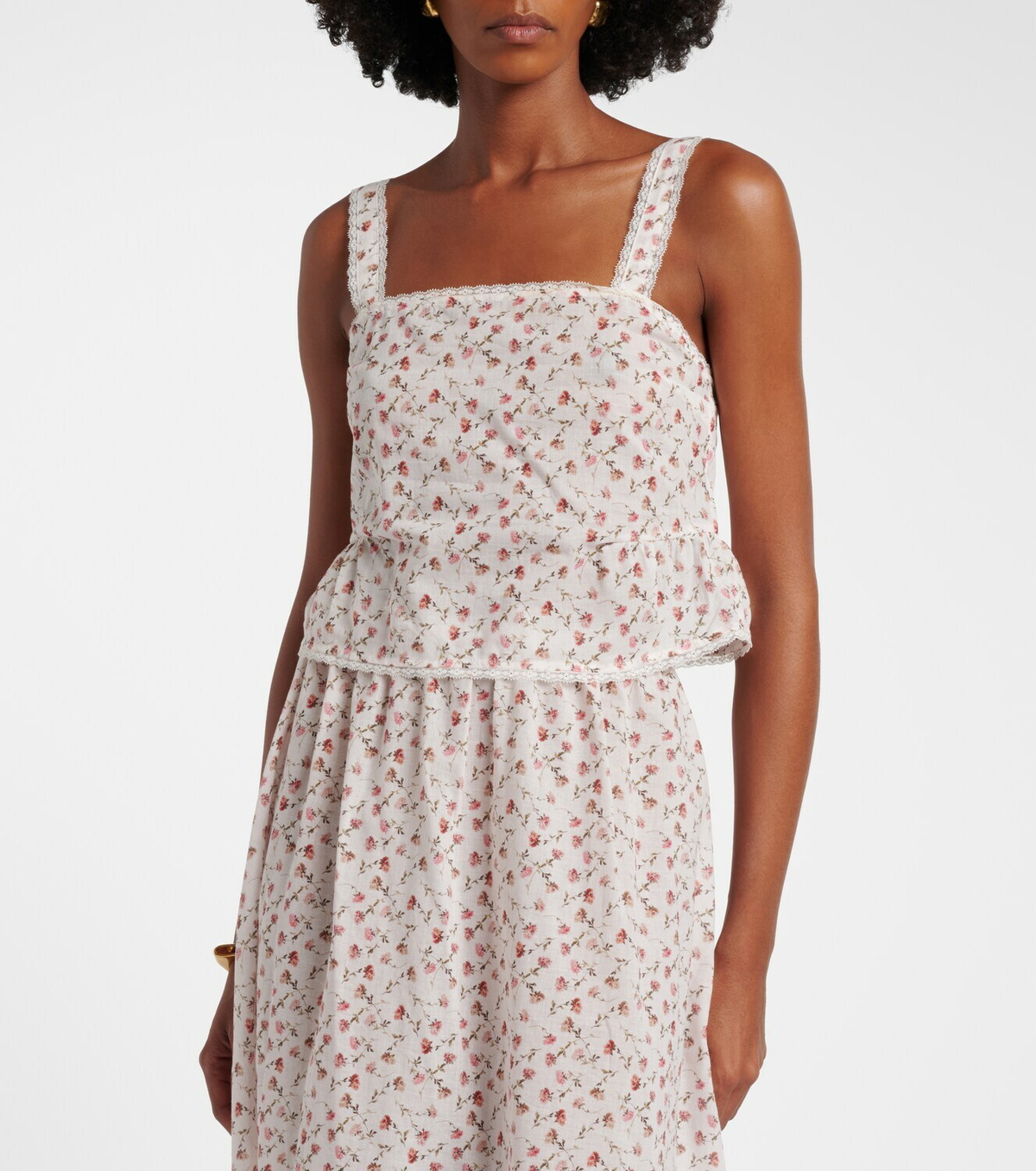 Posse Charlotte floral cotton top