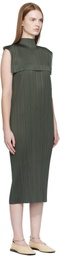 PLEATS PLEASE ISSEY MIYAKE Gray Monthly Colors June Maxi Dress