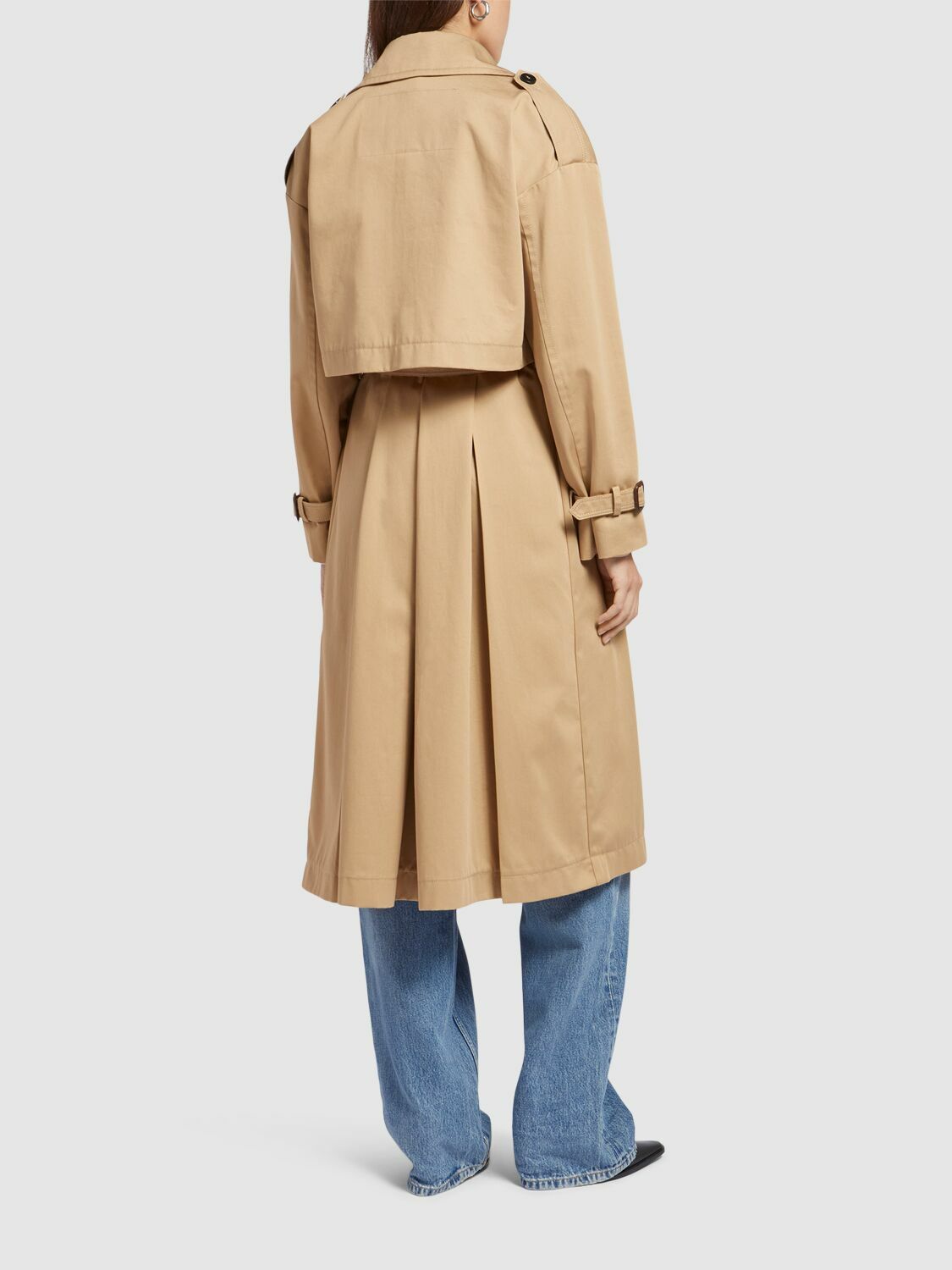 WEEKEND MAX MARA [ヴィヴェッタ] VIVETTA トレンチ ジャケット 3-in-1 water-repellent gabardine trench coat, beige