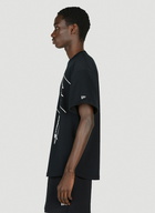 Yohji Yamamoto - x New Era Logo T-Shirt in Black