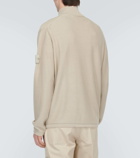 Stone Island Compass cotton and cashmere zip-up sweater