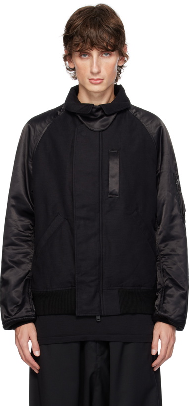 Photo: Y-3 Black Flight Bomber Jacket