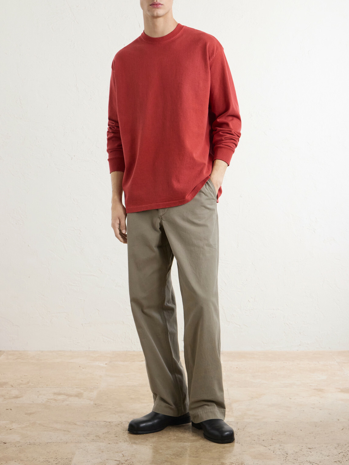 A.PRESSE - Cotton-Jersey T-Shirt - Red