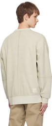 BOSS Beige Relaxed-Fit Sweatshirt