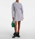 JW Anderson Cotton-blend jersey polo dress