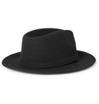 Lock & Co Hatters - Nomad Rollable Wool-Felt Trilby Hat - Black