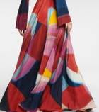 Chloe - Printed silk maxi dress
