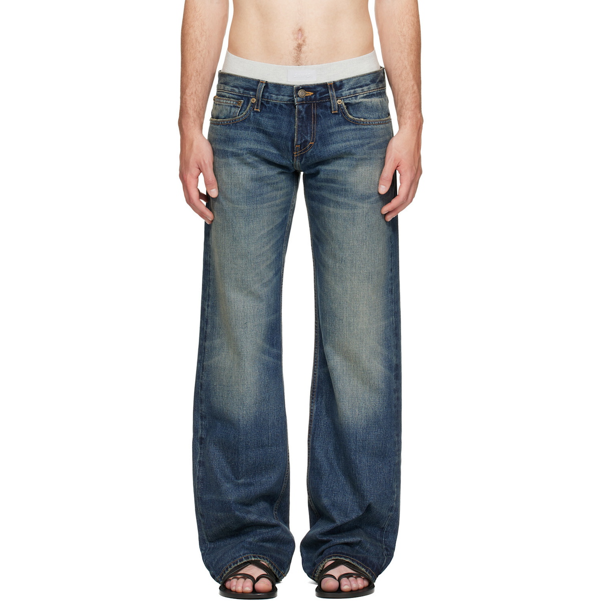 Raimundo Langlois Indigo Bootcut Jeans
