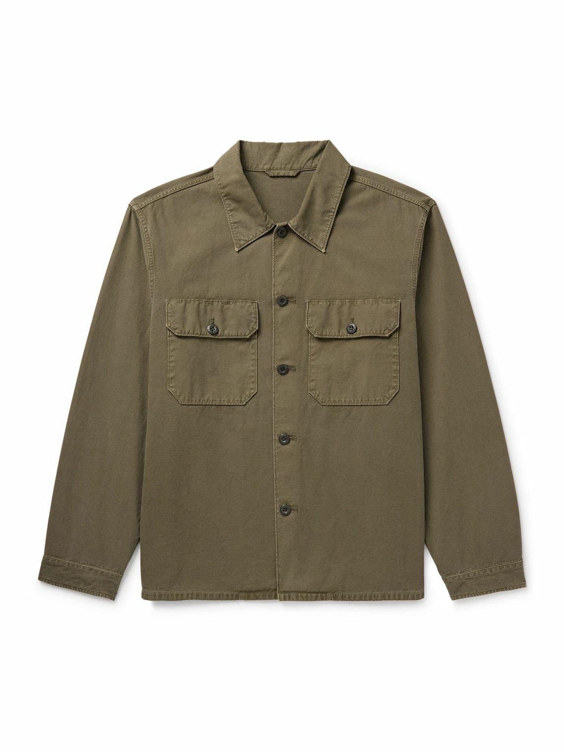Nili Lotan - Renard Twill Overshirt - Green