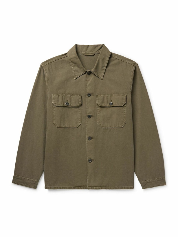 Photo: Nili Lotan - Renard Twill Overshirt - Green