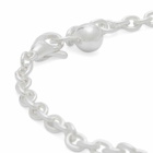 Gucci Women's Trademark Heart Bracelet in Silver