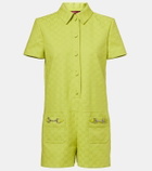 Gucci Horsebit GG Canvas romper