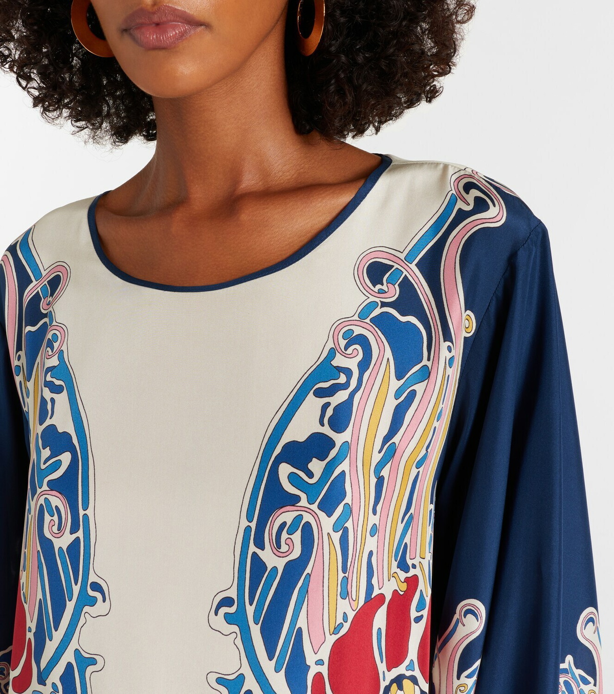 La DoubleJ Vesta printed silk maxi dress